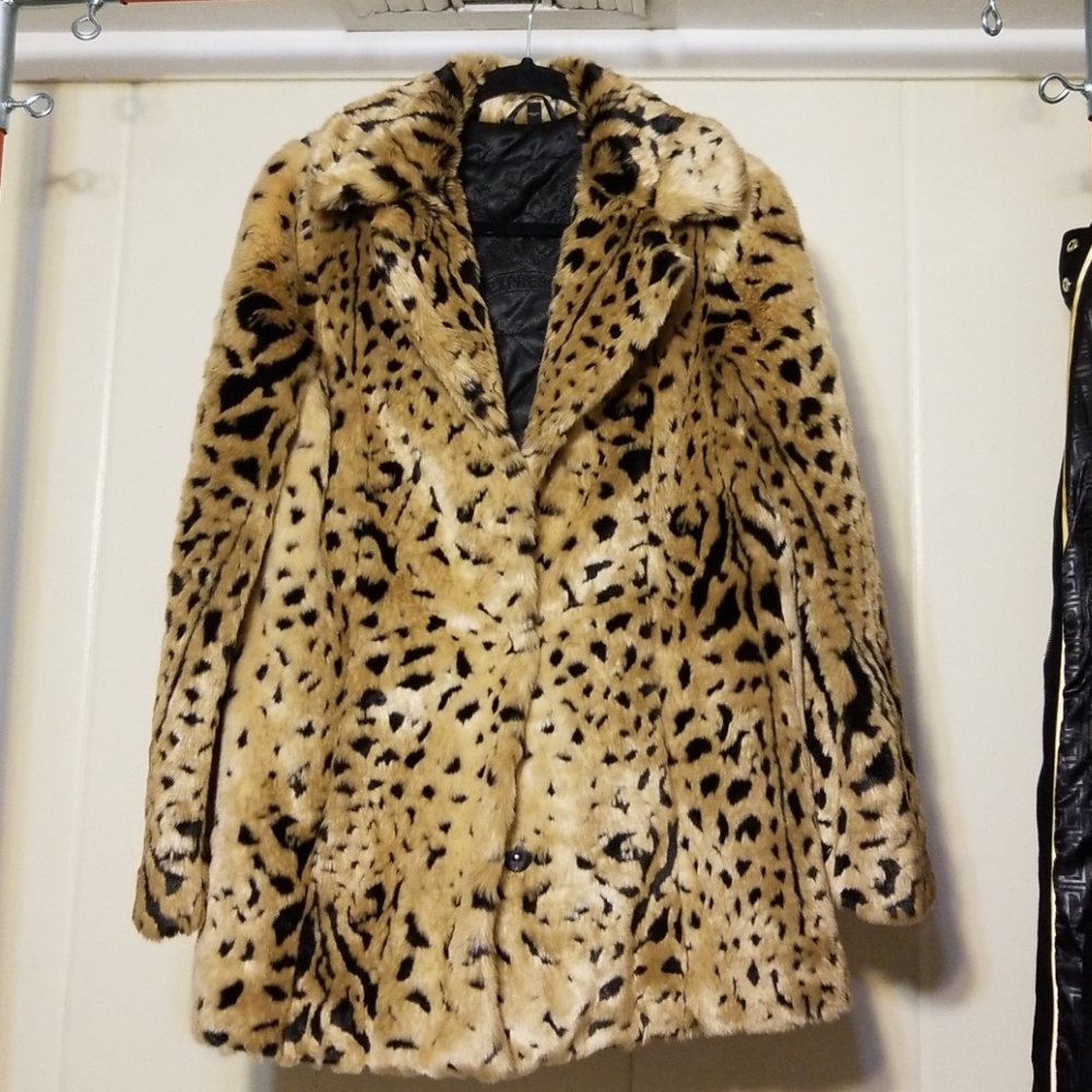 Express Cheetah print coat